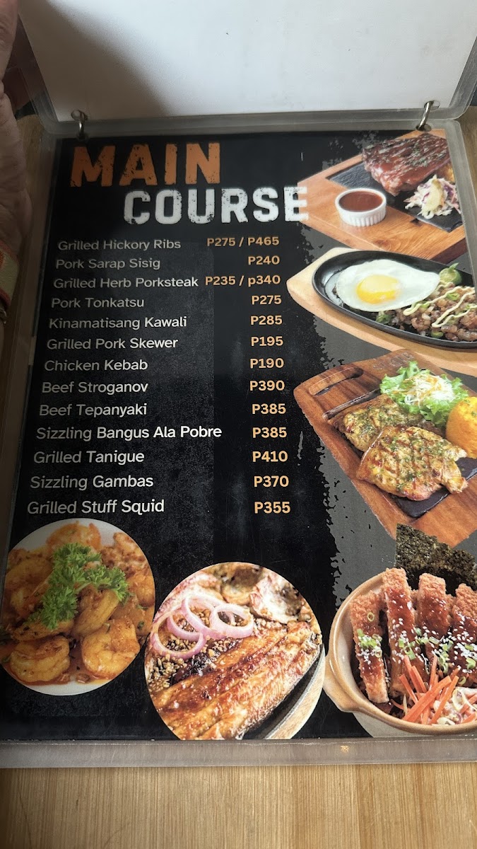 Menu Slate District-2